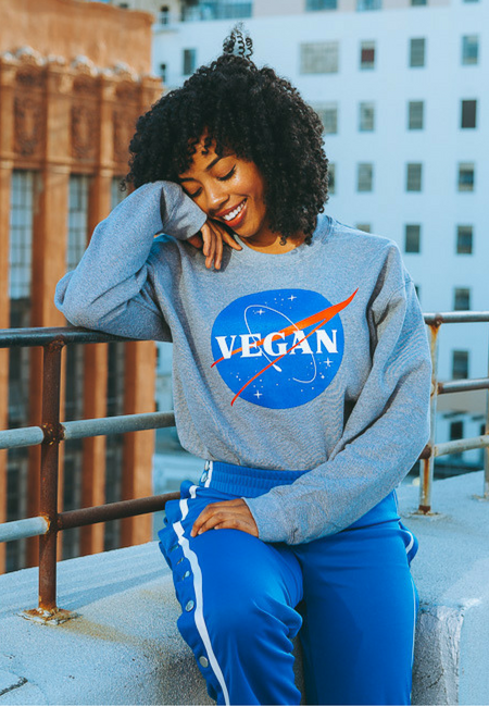 Vegan sweatshirt sales