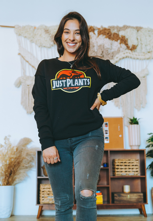 just plants vegan crop sweatshirt 
