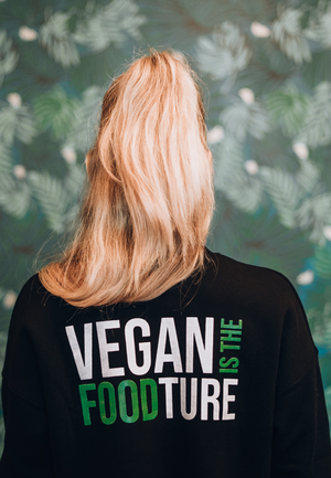 VEGAN IS THE FOODTURE by @theveggiepilot