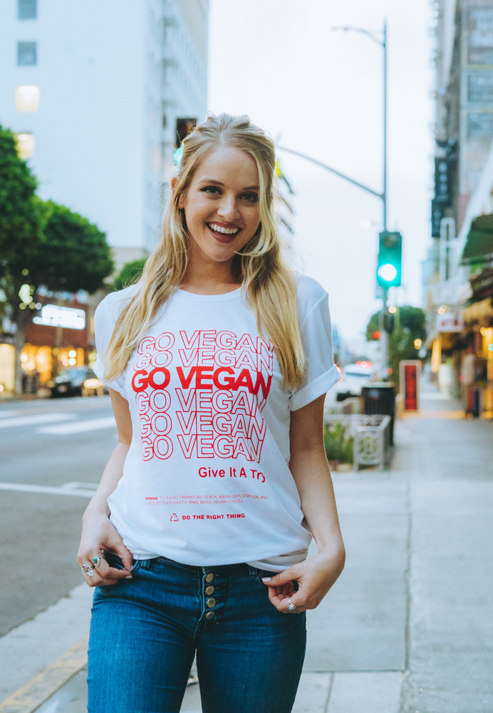 GO VEGAN GO VEGAN (Unisex Tee)