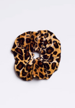 Large Leopard velvet SCRUNCHIE 