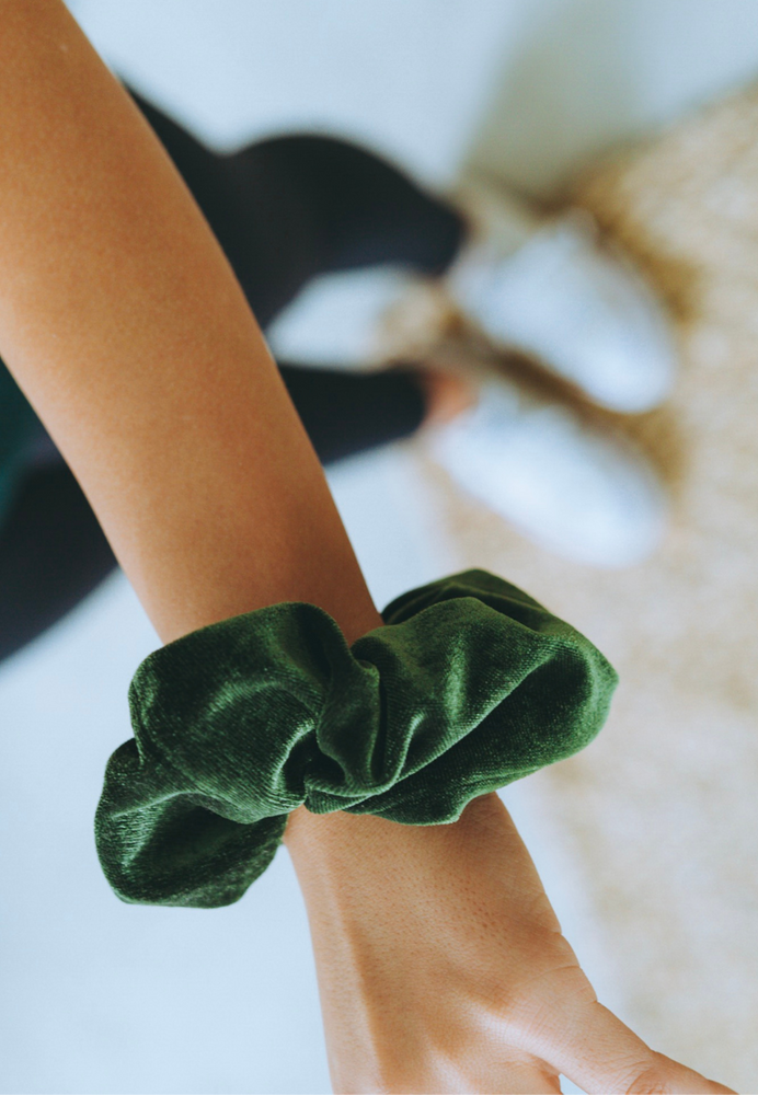 Kale Green Scrunchie