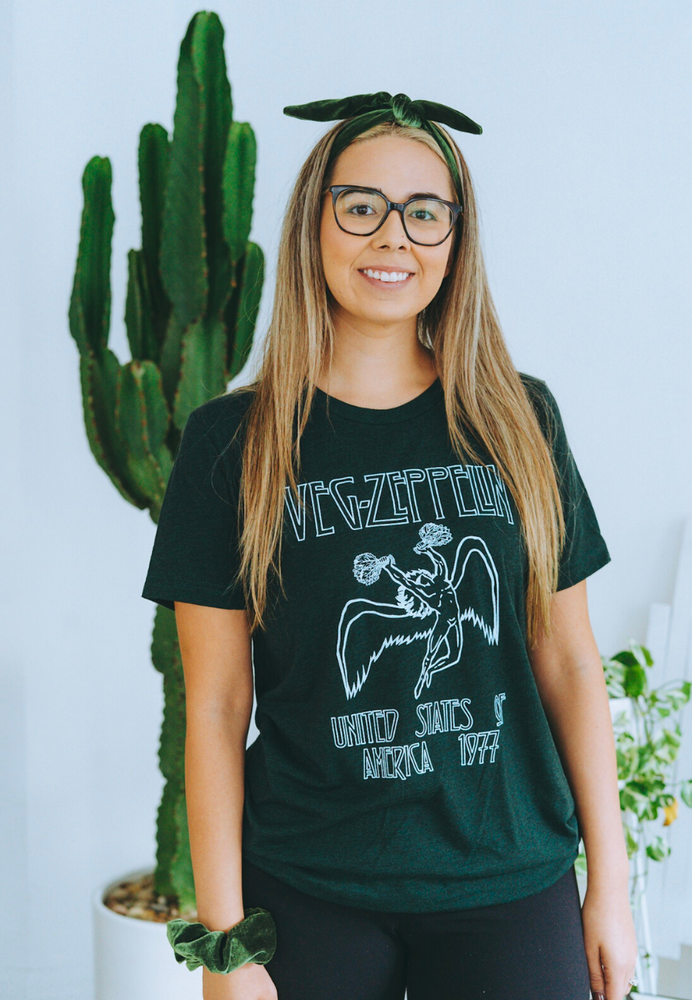 Big Kale Green Velvet SCRUNCHIE