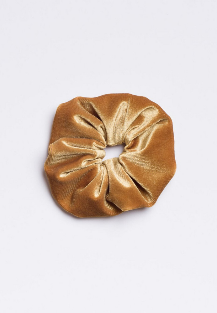 Golden Banana Scrunchie