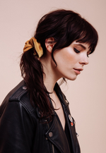 Banana Velvet Scrunchie 
