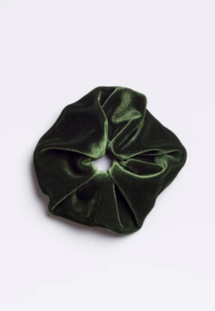 Big Kale Green Velvet SCRUNCHIE