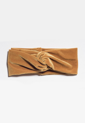 Golden Banana Velvet TURBAN